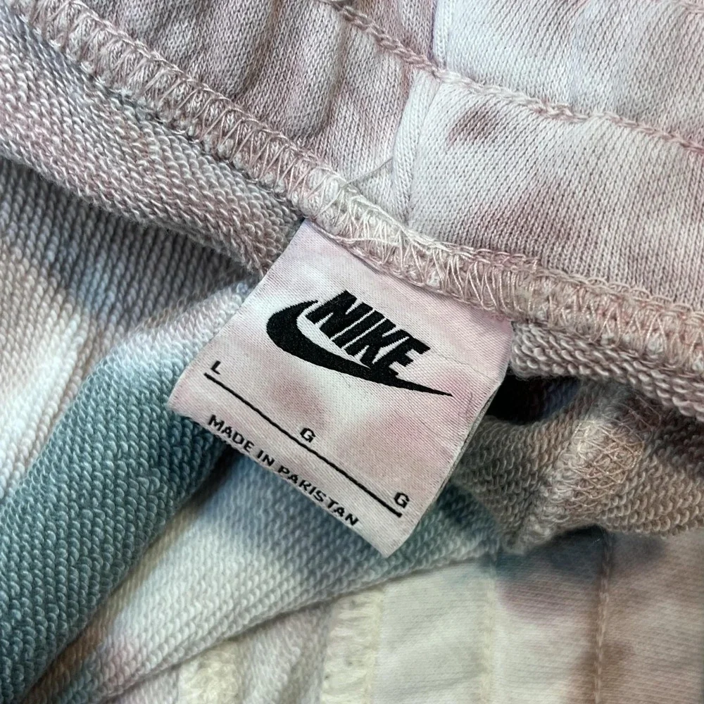 Nike Sweatpants Mens Large Tie Dye Fleece Joggers Elastic Waist Pockets Lounge